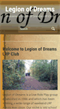Mobile Screenshot of legionofdreams.com